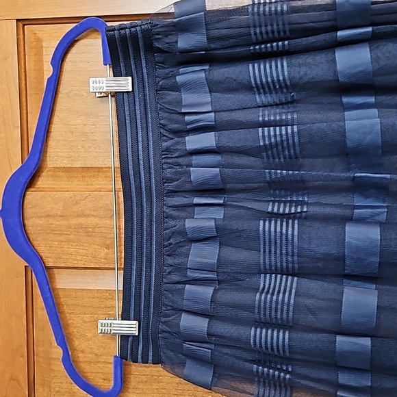 Metro Wear Navy Tulle Skirt - Picture 2 of 5